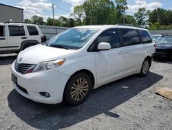 Salvage cars for sale at Gastonia, NC auction: 2011 Toyota Sienna XLE