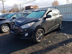 Salvage cars for sale at New Britain, CT auction: 2015 Hyundai Tucson Limited