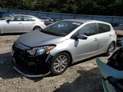 Salvage cars for sale from Copart West Mifflin, PA: 2015 KIA Forte EX