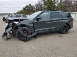 Salvage cars for sale from Copart Brookhaven, NY: 2022 Ford Explorer ST