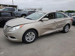 Salvage cars for sale at Grand Prairie, TX auction: 2011 Hyundai Sonata GLS