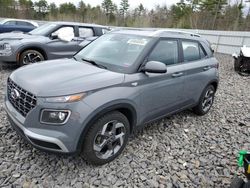 Salvage cars for sale from Copart Windham, ME: 2020 Hyundai Venue SEL