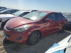 Hyundai salvage cars for sale: 2013 Hyundai Elantra GLS