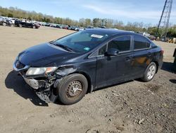 Salvage cars for sale at Windsor, NJ auction: 2013 Honda Civic LX