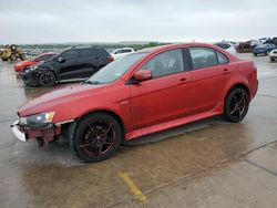 Salvage cars for sale at Grand Prairie, TX auction: 2016 Mitsubishi Lancer ES