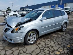 Salvage cars for sale from Copart Woodhaven, MI: 2005 Pontiac Vibe