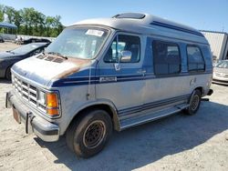 Salvage cars for sale from Copart Spartanburg, SC: 1987 Dodge RAM Van B250