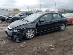 Salvage cars for sale from Copart Columbus, OH: 2009 Honda Civic EX