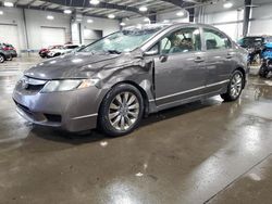 Salvage cars for sale from Copart Ham Lake, MN: 2009 Honda Civic EXL