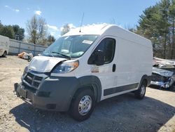 Salvage cars for sale at Mendon, MA auction: 2018 Dodge RAM Promaster 1500 1500 High
