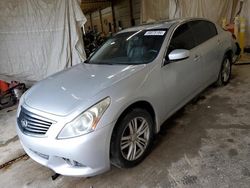 Salvage cars for sale at Madisonville, TN auction: 2013 Infiniti G37