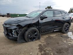 Salvage cars for sale from Copart Woodhaven, MI: 2021 Chevrolet Blazer RS