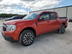 Salvage cars for sale from Copart Apopka, FL: 2024 Ford Maverick Lariat