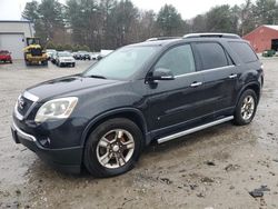 Salvage cars for sale at Mendon, MA auction: 2009 GMC Acadia SLT-1