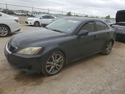 Salvage cars for sale at Houston, TX auction: 2008 Lexus IS 250