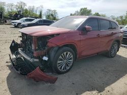 Salvage cars for sale at Baltimore, MD auction: 2020 Toyota Highlander Platinum