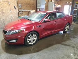 Salvage cars for sale from Copart Ebensburg, PA: 2012 KIA Optima EX