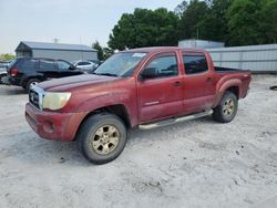 Salvage cars for sale from Copart Midway, FL: 2006 Toyota Tacoma Double Cab Prerunner
