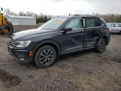 Salvage cars for sale at Bowmanville, ON auction: 2021 Volkswagen Tiguan SE