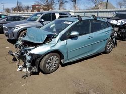 Salvage cars for sale from Copart New Britain, CT: 2022 Toyota Prius LE