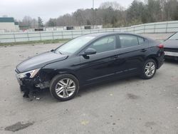 Salvage cars for sale at Assonet, MA auction: 2020 Hyundai Elantra SEL