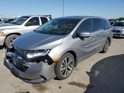 Vehiculos salvage en venta de Copart Grand Prairie, TX: 2024 Honda Odyssey Touring