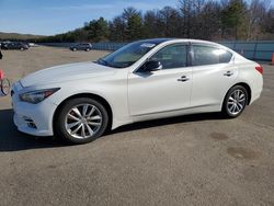 Salvage cars for sale from Copart Brookhaven, NY: 2017 Infiniti Q50 Premium
