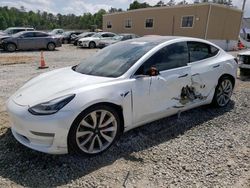 Salvage cars for sale at Ellenwood, GA auction: 2019 Tesla Model 3