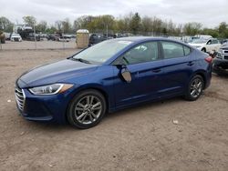 Salvage cars for sale at Chalfont, PA auction: 2017 Hyundai Elantra SE