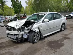 Salvage cars for sale from Copart Portland, OR: 2013 Subaru Legacy 2.5I Limited