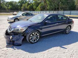 Vehiculos salvage en venta de Copart Fort Pierce, FL: 2014 Honda Accord Sport
