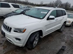 Salvage cars for sale at Hillsborough, NJ auction: 2016 Jeep Grand Cherokee Overland