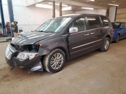 Salvage cars for sale at Ham Lake, MN auction: 2015 Chrysler Town & Country Touring L