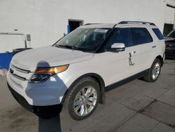 Salvage cars for sale at Farr West, UT auction: 2015 Ford Explorer Limited