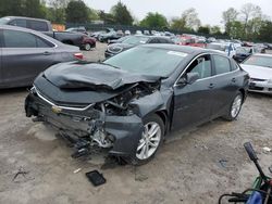 Vehiculos salvage en venta de Copart Madisonville, TN: 2018 Chevrolet Malibu LT