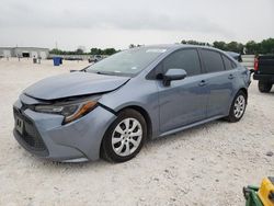 Salvage cars for sale from Copart New Braunfels, TX: 2021 Toyota Corolla LE