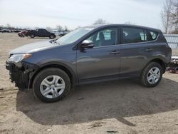 Salvage cars for sale from Copart Ontario Auction, ON: 2014 Toyota Rav4 LE