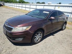 Salvage cars for sale at Sacramento, CA auction: 2012 KIA Optima LX