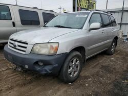 Salvage cars for sale at Chicago Heights, IL auction: 2007 Toyota Highlander Sport