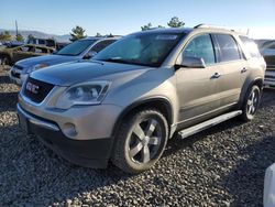 Salvage cars for sale from Copart Reno, NV: 2012 GMC Acadia SLT-2