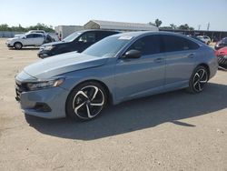 Salvage cars for sale at Fresno, CA auction: 2022 Honda Accord Sport SE