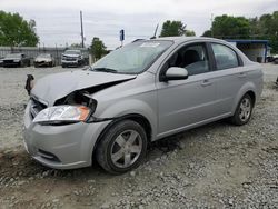 Salvage cars for sale at Mebane, NC auction: 2009 Chevrolet Aveo LS