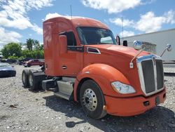 Salvage trucks for sale at Cartersville, GA auction: 2015 Kenworth Construction T680