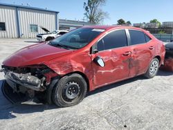 Salvage cars for sale at Tulsa, OK auction: 2017 Toyota Corolla L