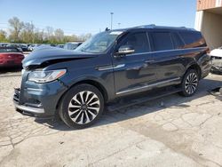 Salvage cars for sale at Fort Wayne, IN auction: 2022 Lincoln Navigator L Reserve