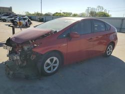 Salvage cars for sale from Copart Wilmer, TX: 2014 Toyota Prius