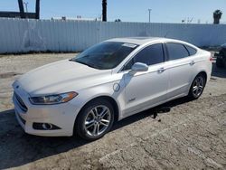 Salvage cars for sale at Van Nuys, CA auction: 2015 Ford Fusion Titanium Phev