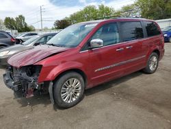 Salvage cars for sale at Moraine, OH auction: 2016 Chrysler Town & Country Limited