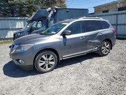 Salvage cars for sale from Copart Albany, NY: 2015 Nissan Pathfinder S