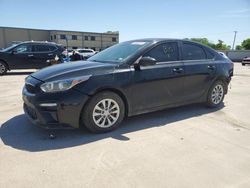 Salvage cars for sale from Copart Wilmer, TX: 2019 KIA Forte FE